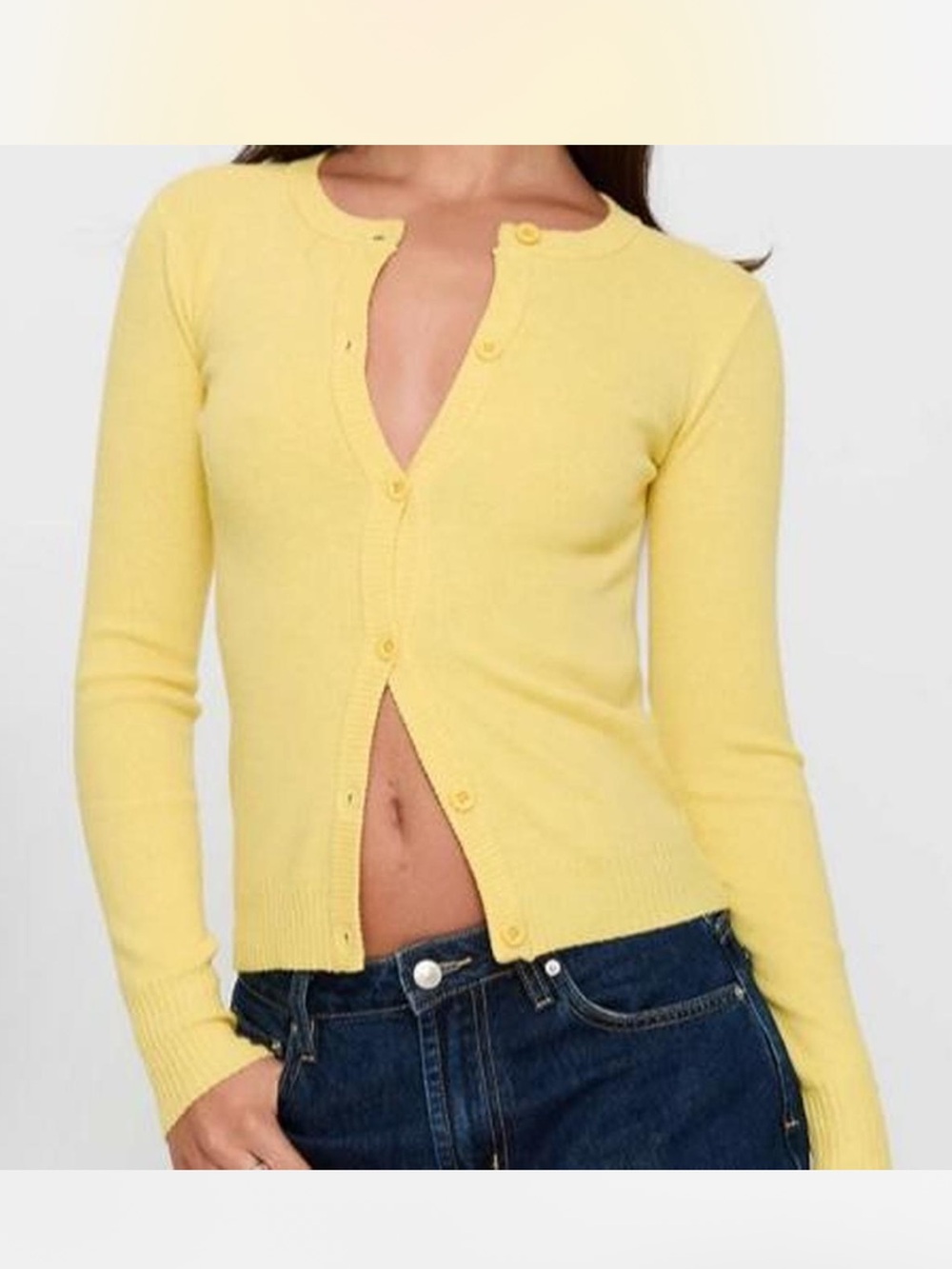 Lauraine Lemon Cardigan